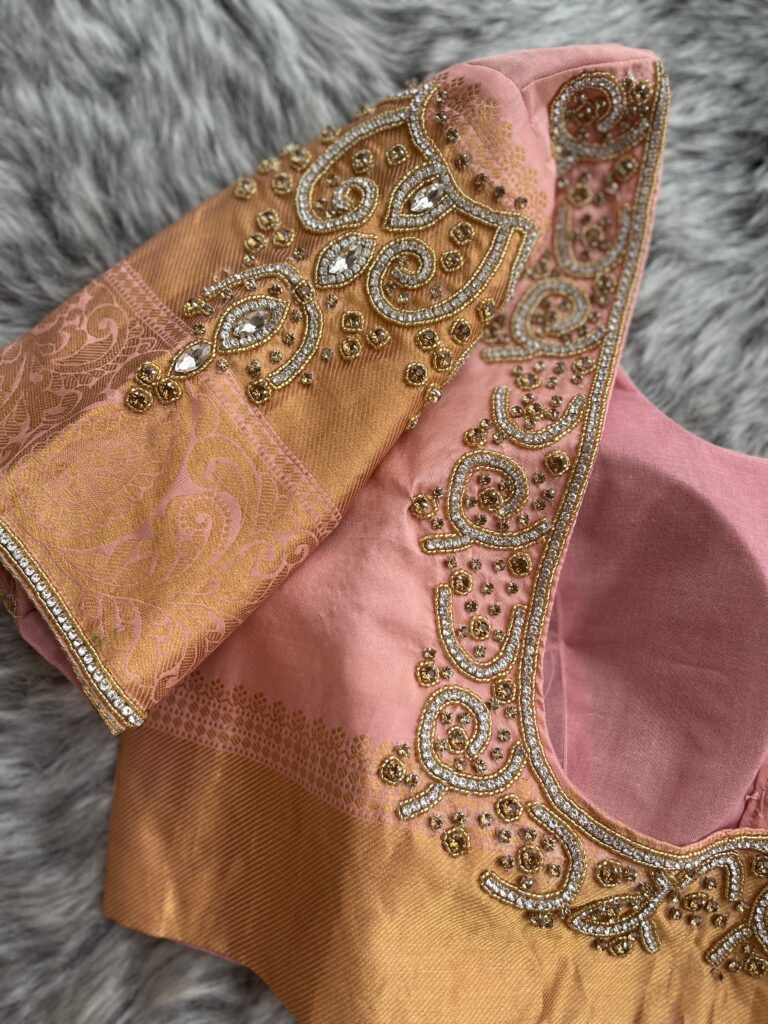 mirrir work blouse design